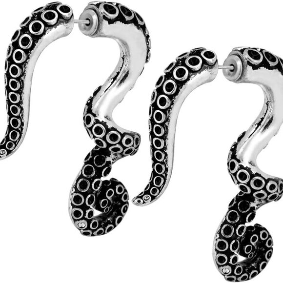 Other - Fake Lobe Earrings 18G Silver Spiral Tapers Body Piercing Jewelry 2PCS
